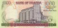 (,) Банкнота Уганда 1996 год 1 000 шиллингов    UNC