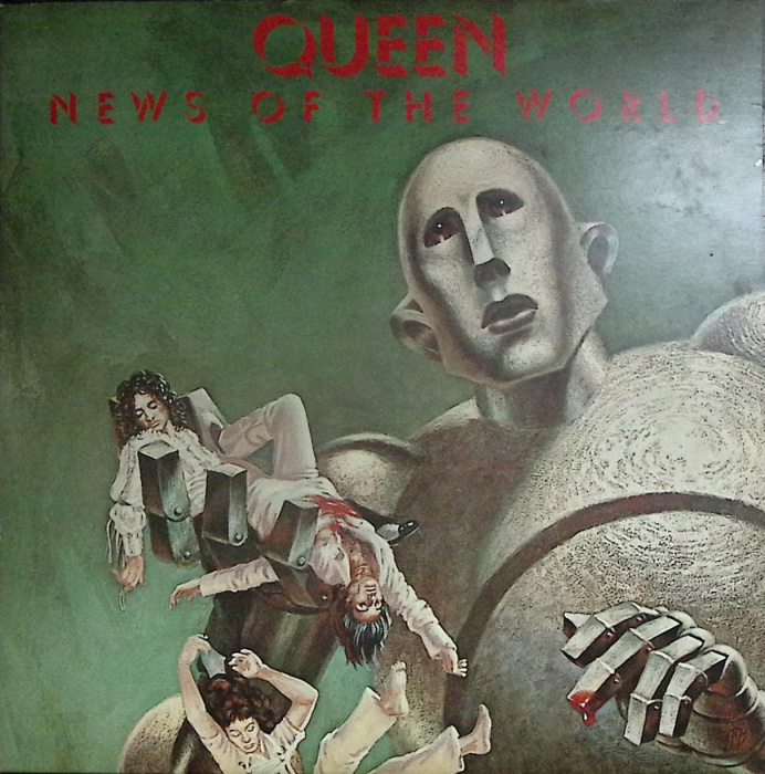 Пластинка виниловая &quot;Queen. News of the world&quot; EMI 300 мм. (Сост. отл.)