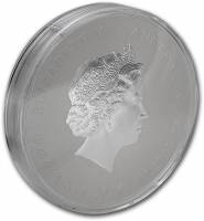 (№2016) Монета Австралия 2016 год 300 Dollars (Год обезьяны)