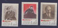(1968-031-33) Серия Набор марок (3 шт) СССР    В.И. Ленин в фотодокументах III O