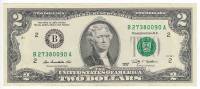 (2009b) Банкнота США 2009 год 2 доллара "Томас Джефферсон"   XF