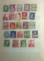 - Набор марок Разные страны 45 шт Дания, Швейцария  Гашёные .  Θ