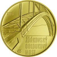 (№2015) Монета Чехия 2015 год 5,000 Korun (Žďaacute)