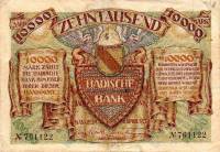 (№1923P-S910a.1) Банкнота Германия 1923 год "10,000 Mark"