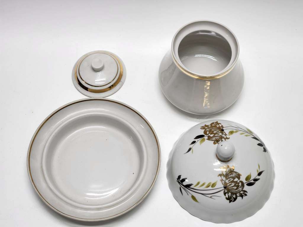 Масленка Барановка и сахарница Пролетарий 