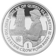 () Монета Остров Мэн 2002 год 1 крона ""   AU