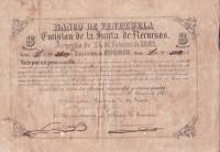 (№1862P-S251) Банкнота Венесуэла 1862 год "8 Reales"