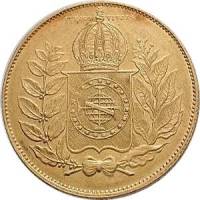 (№1849km461) Монета Бразилия 1849 год 20,000 Reacute;is