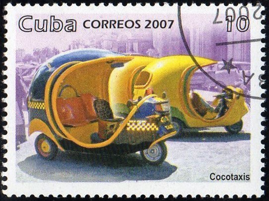 (№4967) Марка Куба 2007 год &quot;Cocotaxi&quot;, Гашеная