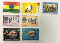 --  Набор марок Гана 7 шт.  Негашеные , III O