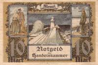 (№1922P-5a) Банкнота Мемель 1922 год "10 Mark "Немецкая марка"