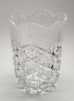 Ваза для широких больших букетов хрусталь СССР 19 х 15,5 см 