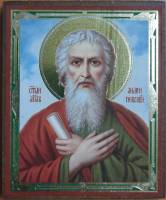 Икона "Св. апостол Андрей", дерево, полиграфия (сост. на фото)