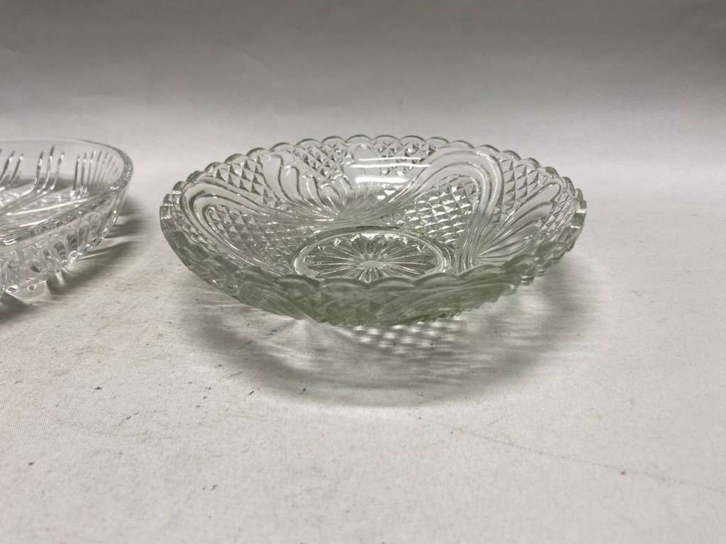 Менажница и розетка хрусталь