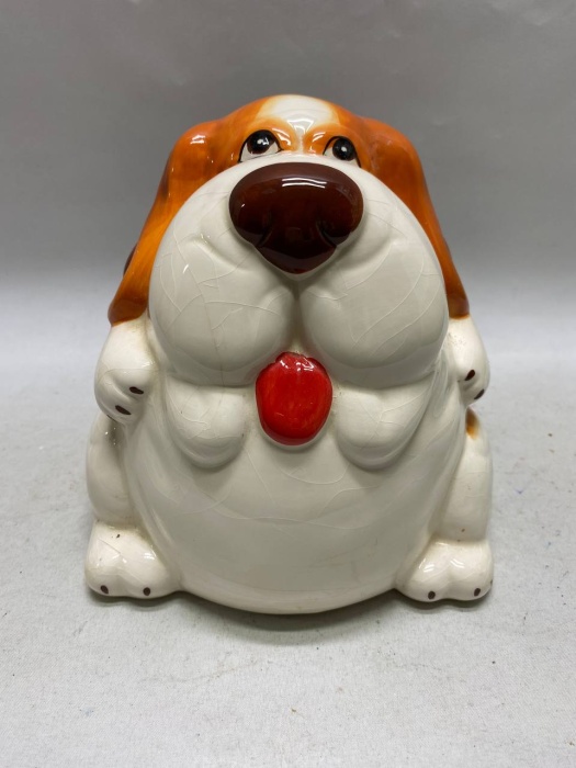 Копилка пес 19 см керамика (состояние на фото)