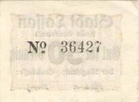 (№1920) Банкнота Германия 1920 год "50 Pfennig"