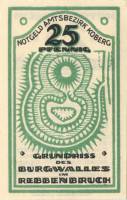 (№1921) Банкнота Германия 1921 год "25 Pfennig"