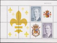 (№1998-10) Лист марок Испания 1998 год "Король Хуан Карлос I", Гашеный