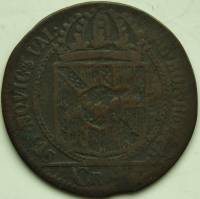 (№1790km49 (neuchatel)) Монета Швейцария 1790 год 4 Kreuzer