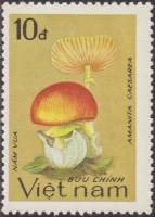 (1983-095) Марка Вьетнам "Цезарский гриб"    Грибы III O