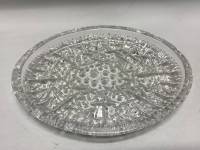 Поднос хрусталь СССР 28*20*3 см