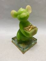 Статуэтка денежная мышь 19 см, имитация нефрита