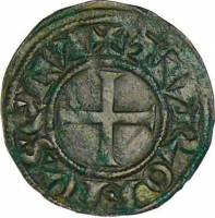 (№1150) Монета Франция 1150 год 1 Denier (Турен)