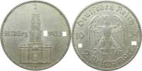1934A Монета Германия 2 марки Кирха в Потсдаме  C подписью Серебро Ag 900  XF