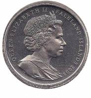 () Монета Фолклендские Острова 2008 год 1 крона ""   PROOF
