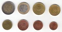 (1999-2017, 8 монет) Набор монет Евро Нидерланды Смесь годов год   UNC