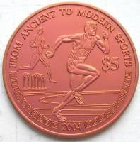 () Монета Либерия 2004 год 5 долларов ""   AU