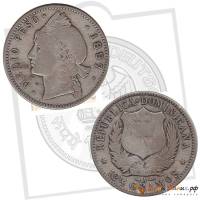 () Монета Доминикана 1897 год   ""     VF