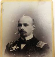 Винтажная фотокарточка лейтенанта 1924 год