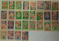 Набор спичечных этикеток "8 Марта", 28 шт, СССР (сост. на фото)