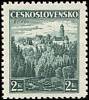 (1936-86) Марка Чехословакия "Замок Звиков"    Ланшафты II Θ