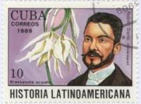 (1989-075) Марка Куба "Рубин Дарио"    История Латинской Америки III Θ