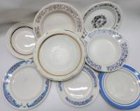 Тарелки 8 шт разные и салатник - все ЗИК Конаково