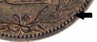 (№1891km1.1) Монета Коморские Острова 1891 год 5 Centimes (Тайный знак: Фасции)