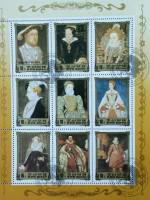 (1984-120) Лист (9 м 3х3) Северная Корея "Правители (2)"   Портреты правителей Европы III O