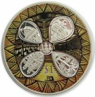 (№2012km354) Монета Новая Зеландия 2012 год 1 Dollar (50-е годы firendship - Новая Зеландия и Самоа)