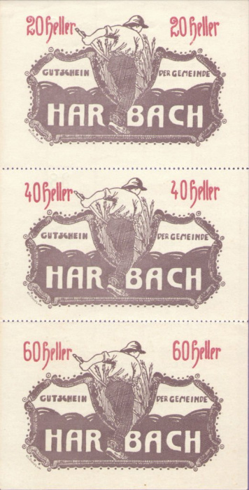 (№1920) Банкнота Австрия 1920 год &quot;120 Heller&quot;