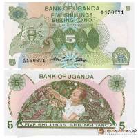 (1982) Банкнота Уганда 1982 год 5 шиллингов    UNC