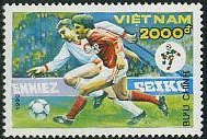 (1990-041) Марка Вьетнам "Футбол (6)"    ЧМ по футболу 1990, Италия III Θ