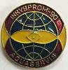 Значок Знак СССР "Inrybprom-90 aquaservis" На булавке 