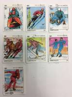 --  Набор марок Камбоджа 7 шт.  Гашёные , III Θ