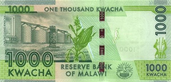 (,) Банкнота Малави 2014 год 1 000 квача &quot;Хастингс Камузу Банда&quot;   UNC
