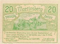 (№1920) Банкнота Австрия 1920 год "20 Heller"