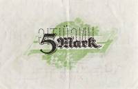 (№1918) Банкнота Германия 1918 год "5 Mark"