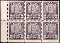 (№1929-13) Лист марок Канада 1929 год "Король Георг V", Гашеный