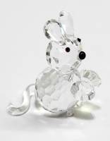 Сувенир Зайчик 3*2,5см хрусталь Asfour Египет новый